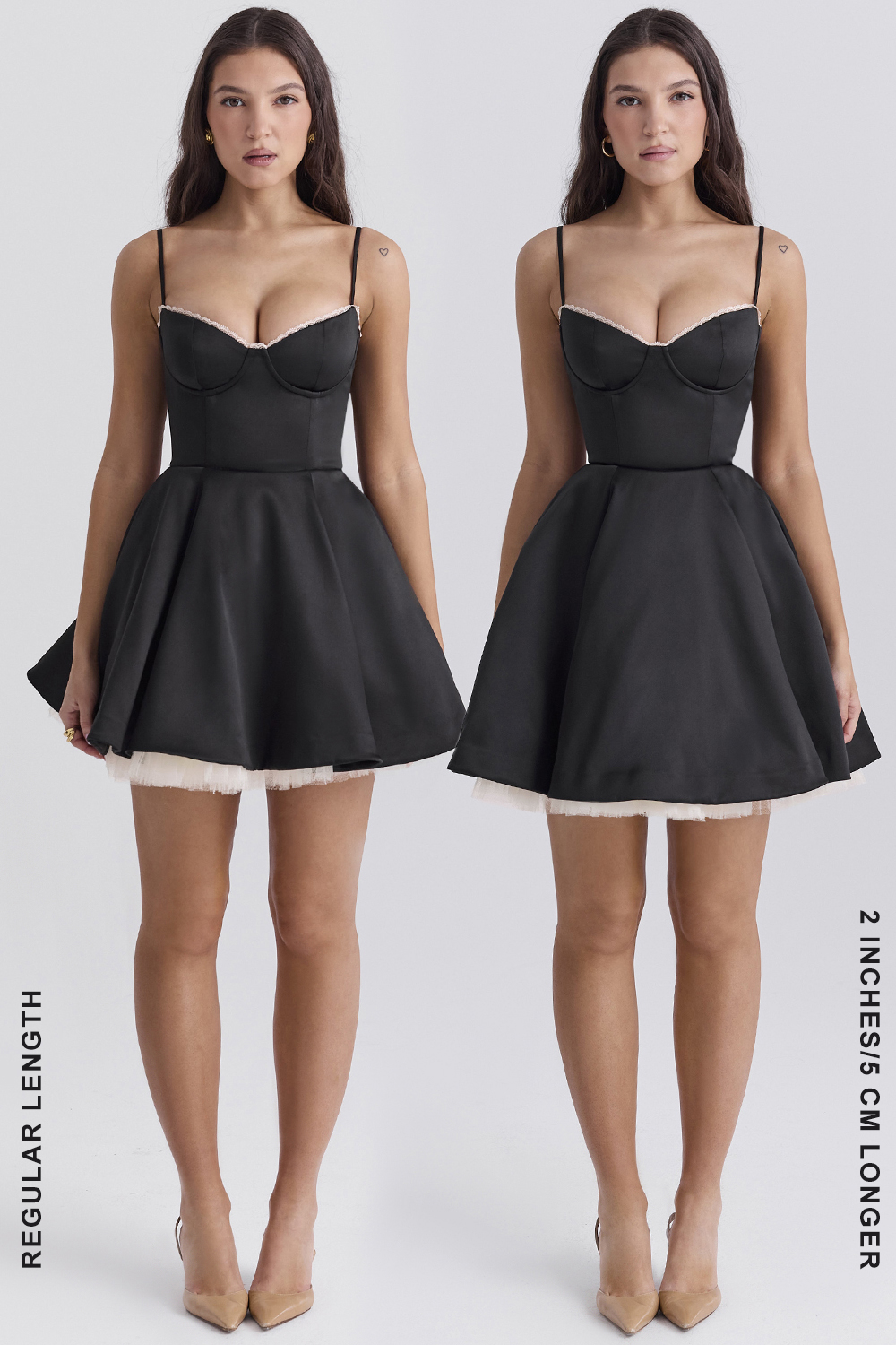 Minimoiselle Black Tulle Mini Dress
