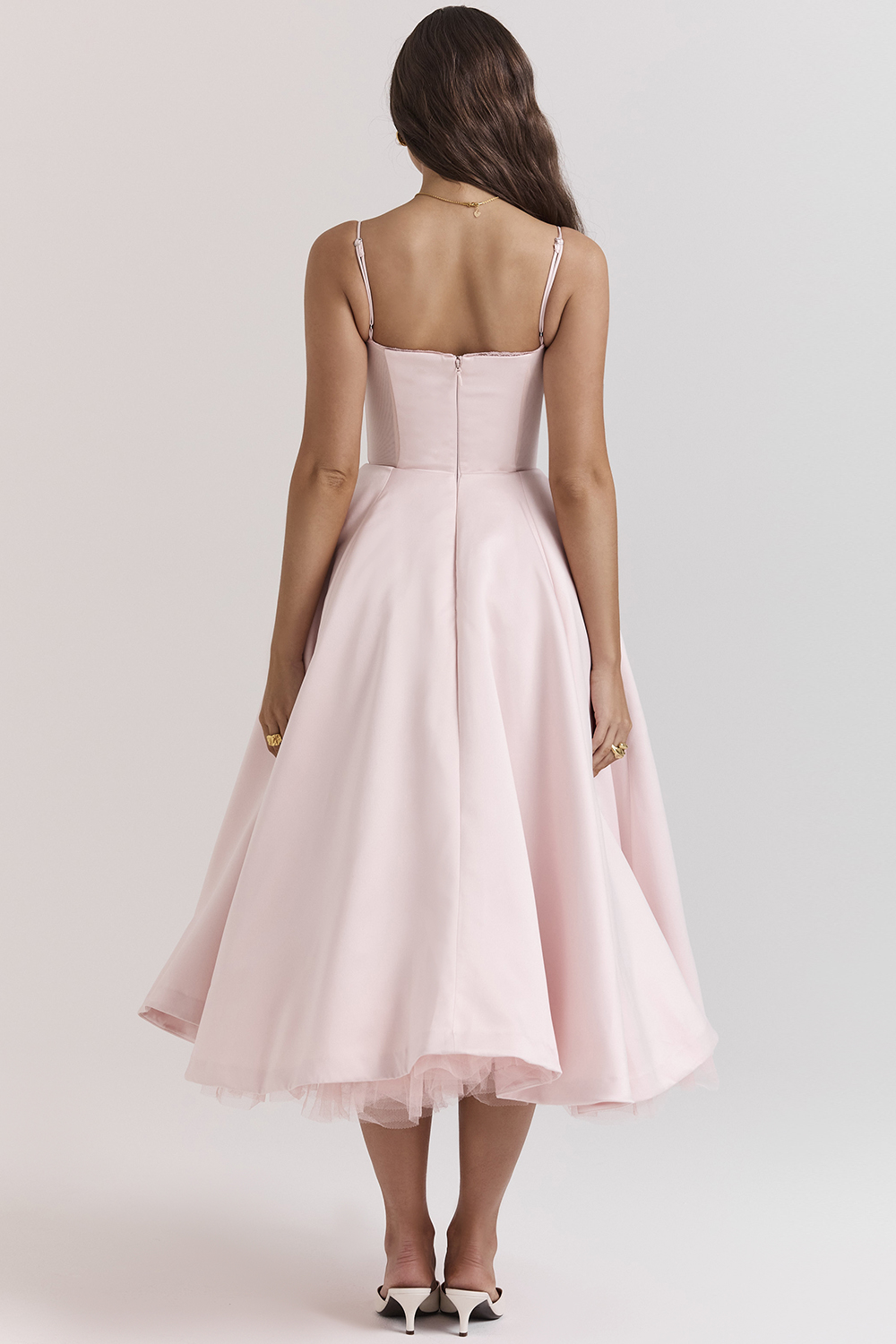 Mademoiselle Ballerina Pink Midi Dress