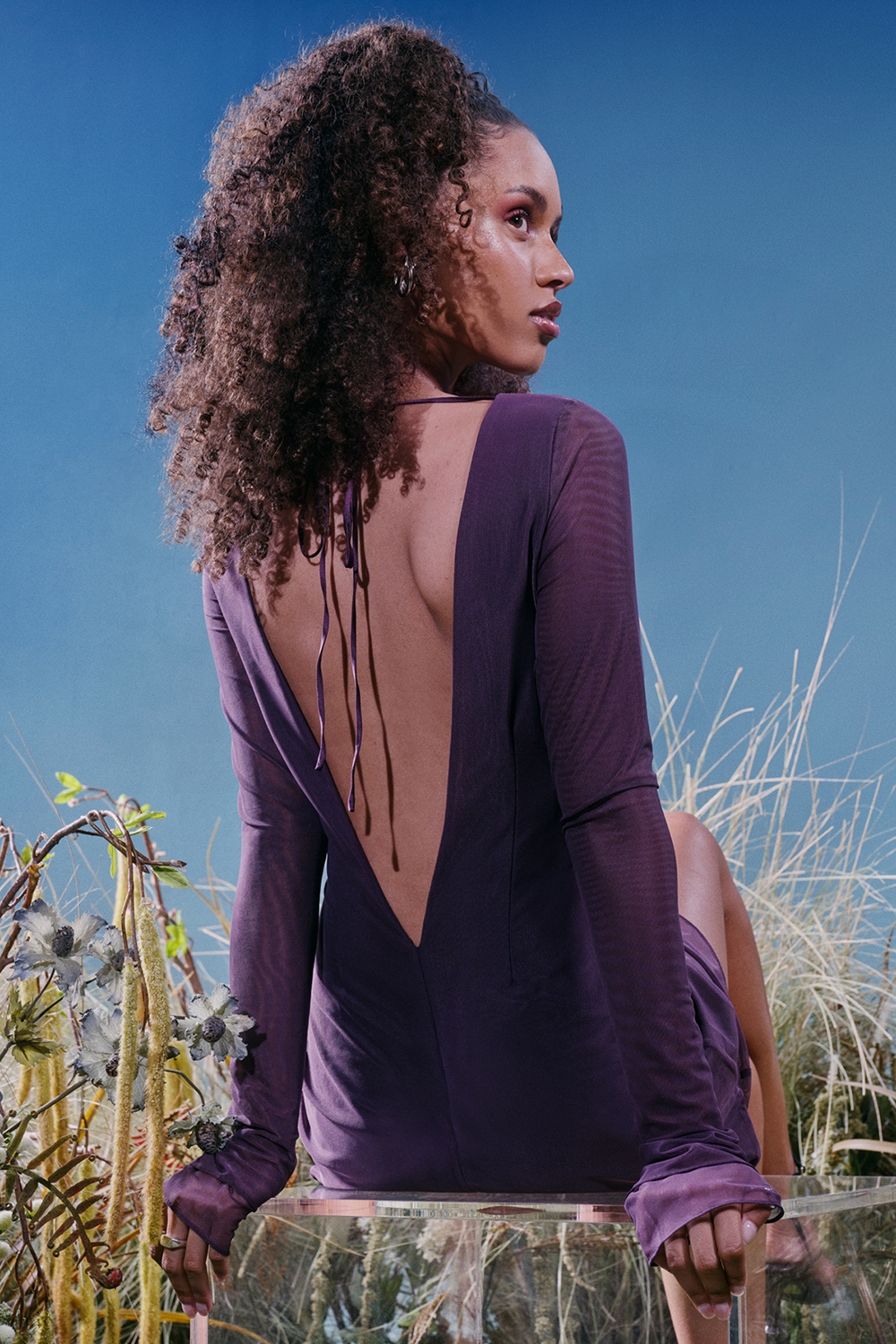 Mistress Rocks Shadow Open Back Mini Dress - SALE