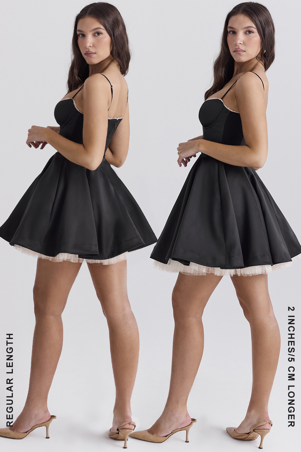 Minimoiselle Black Tulle Mini Dress