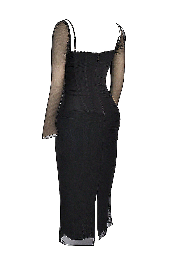 Katarina Black Maxi Dress