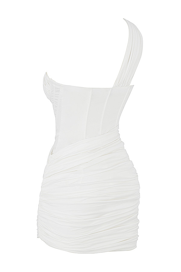 Clementine White Cut Out Mini Dress