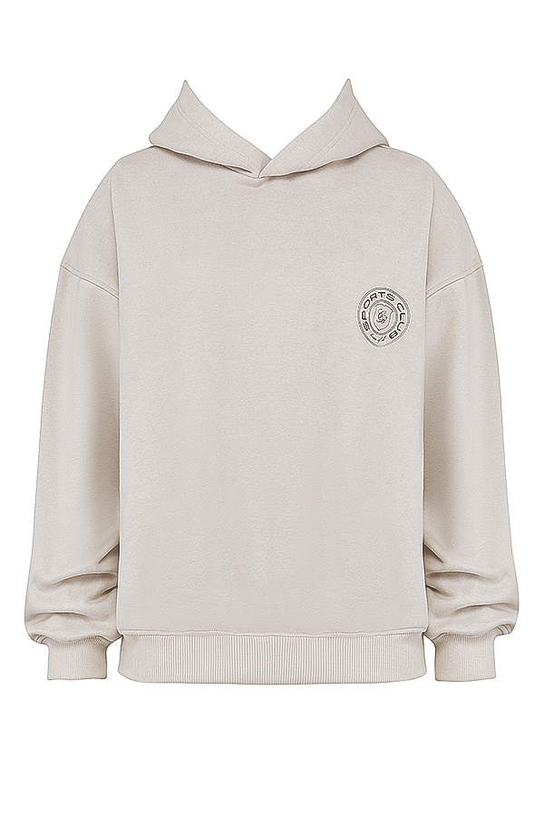 Muse Cloud Cotton Fleece-Back Hoodie