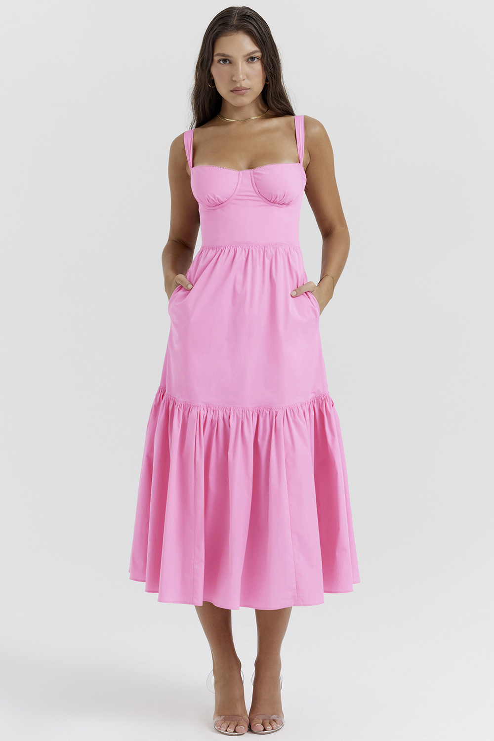Elia French Pink Midi Sundress