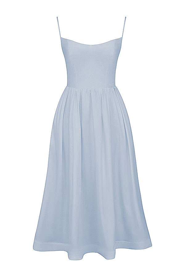 Lolita Soft Blue Corset Sundress