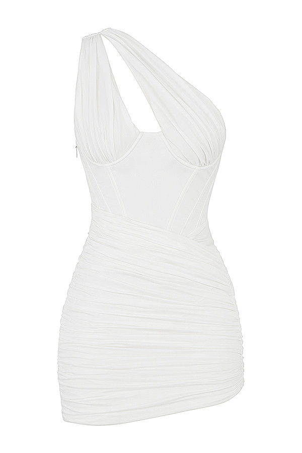 Clementine White Cut Out Mini Dress
