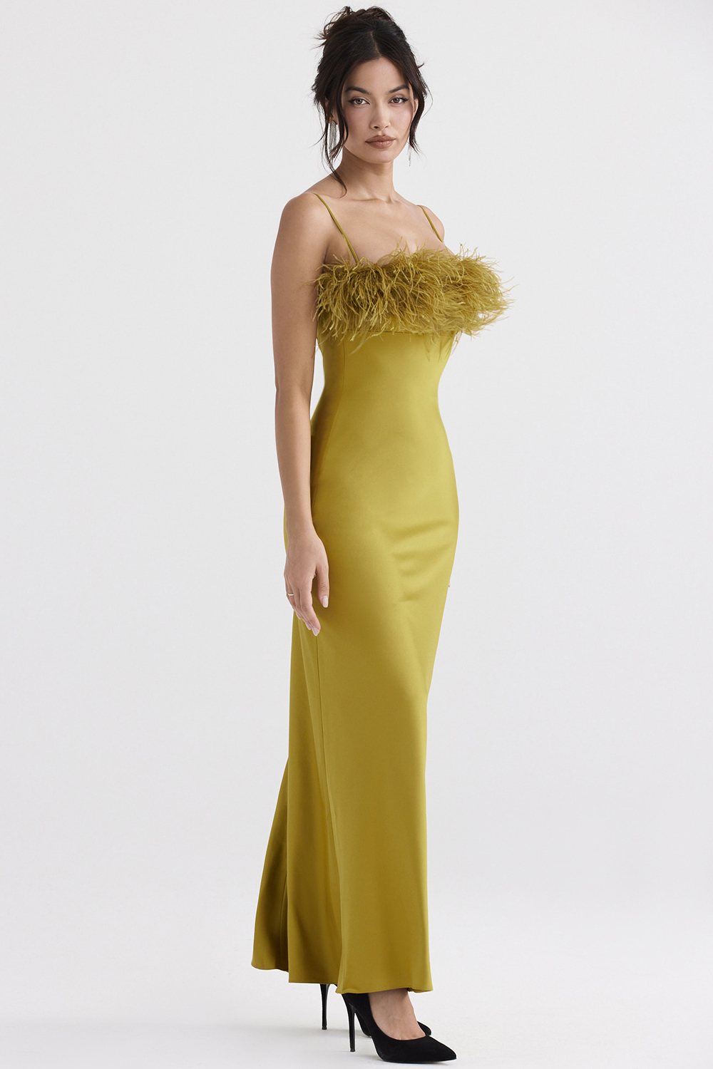 Renee Chartreuse Maxi Dress