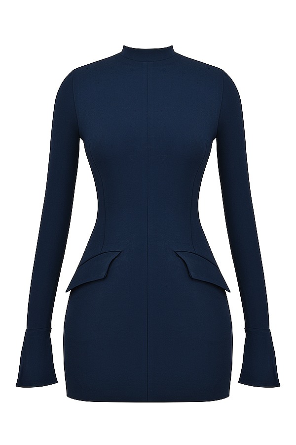 Mahalia Navy Mini Dress