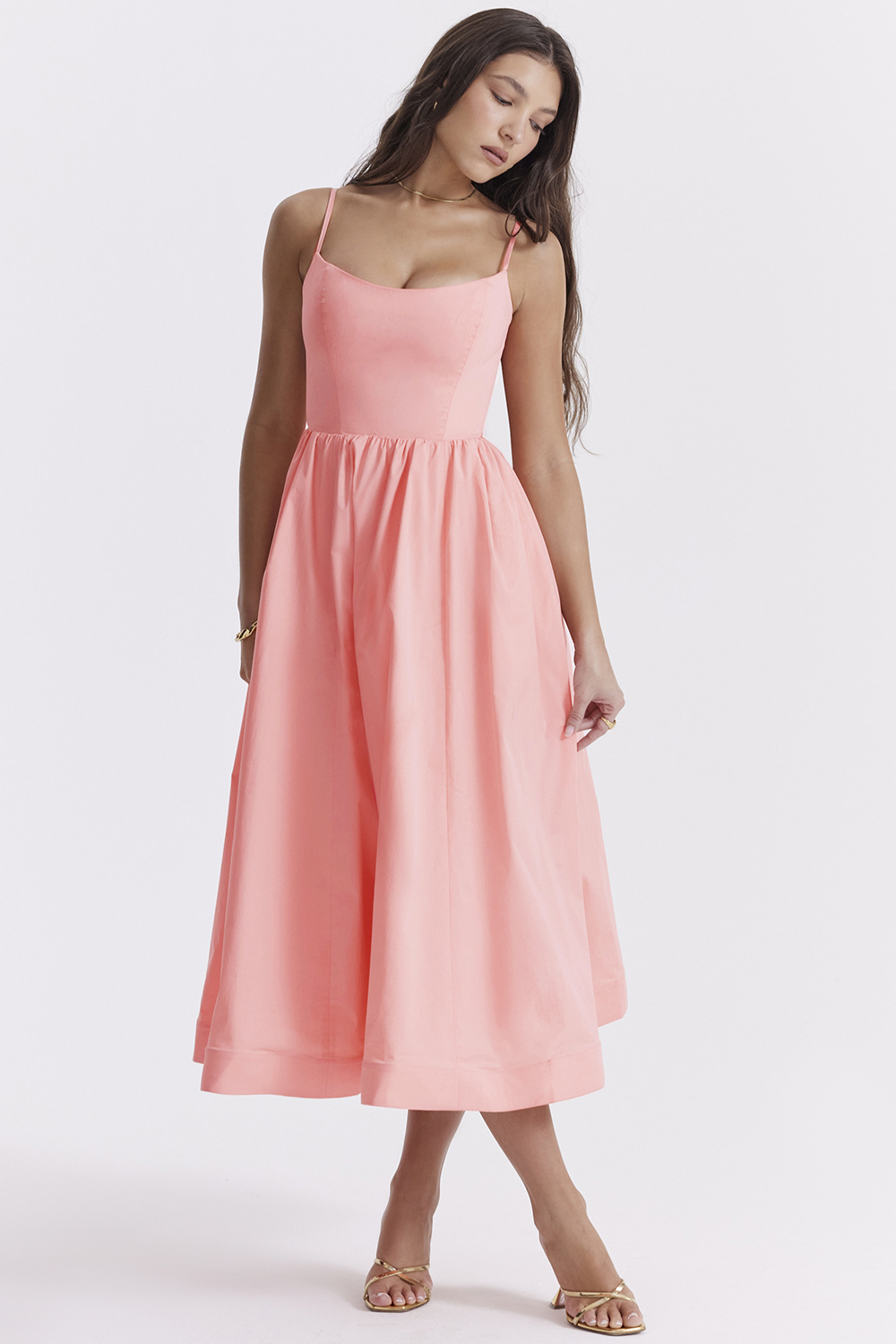 Lolita Apricot Corset Sundress
