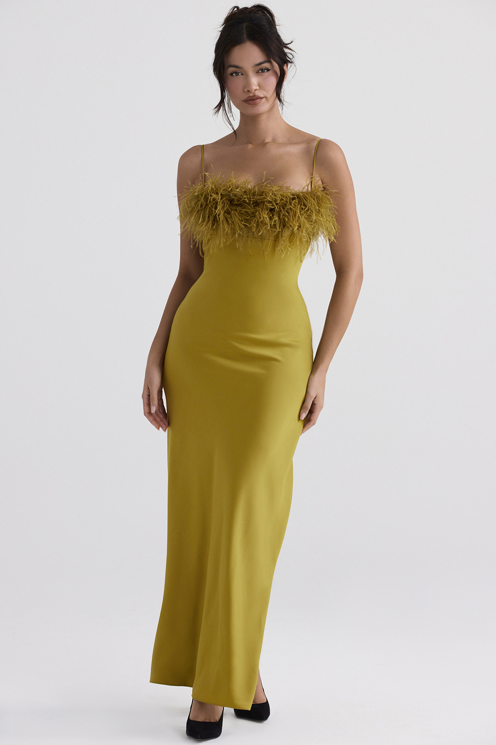 Renee Chartreuse Maxi Dress
