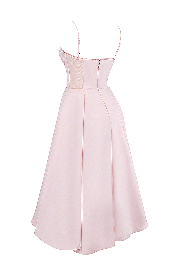 Mademoiselle Ballerina Pink Midi Dress
