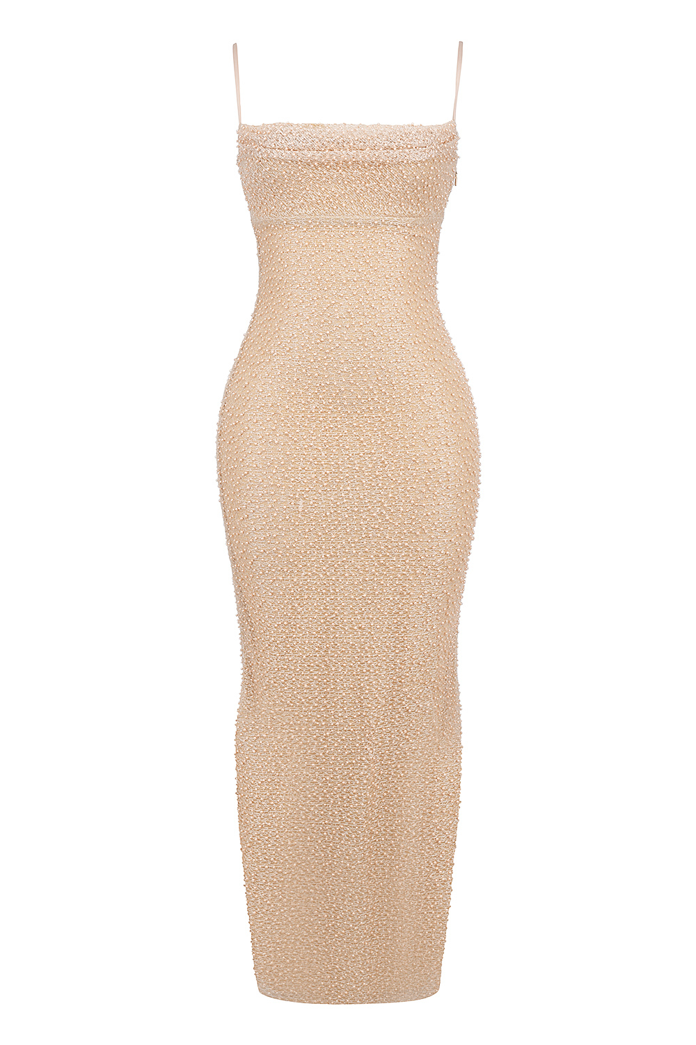 Calla Seapearl Embellished Maxi Dress