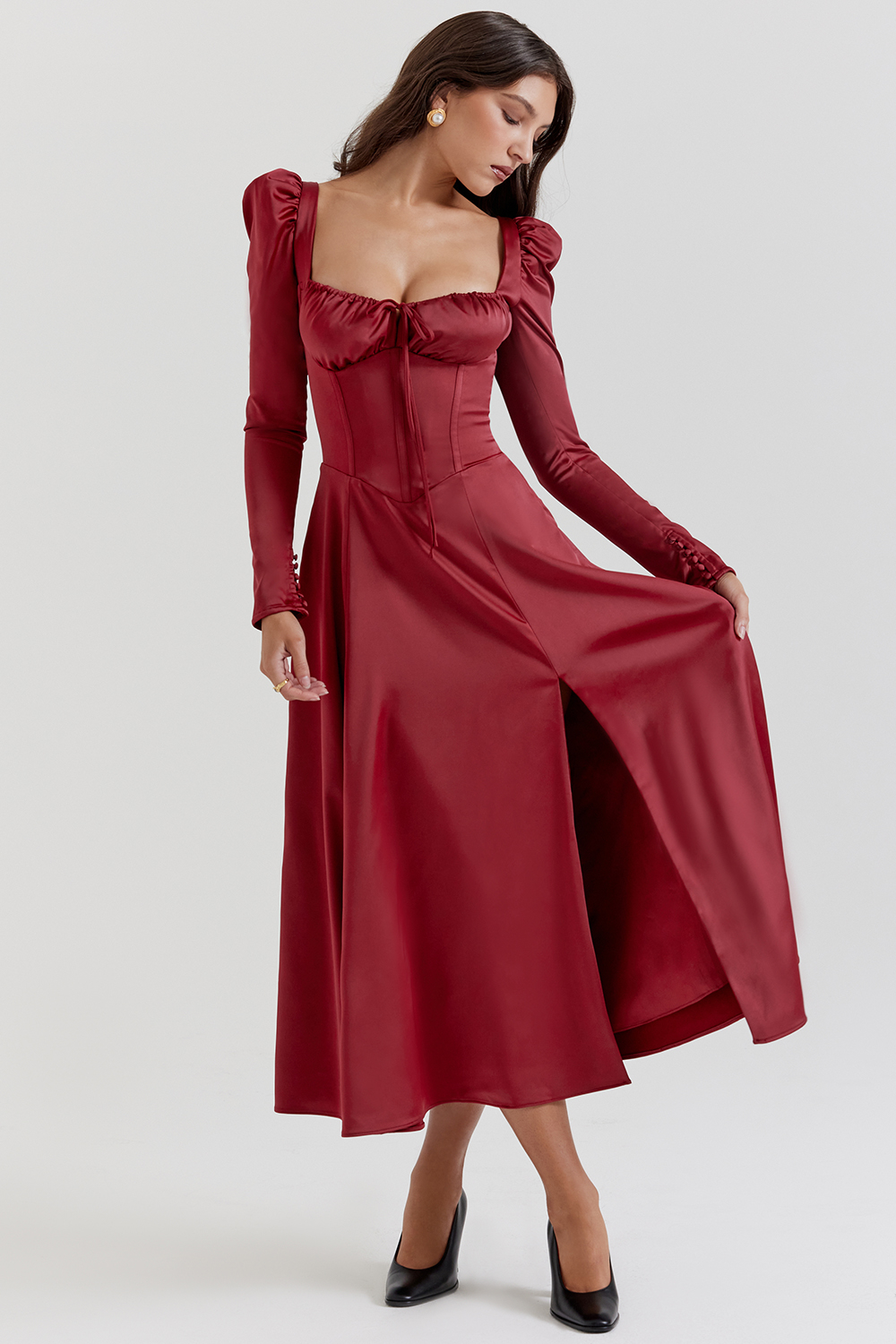 Sebille Ruby Corset Midi Dress