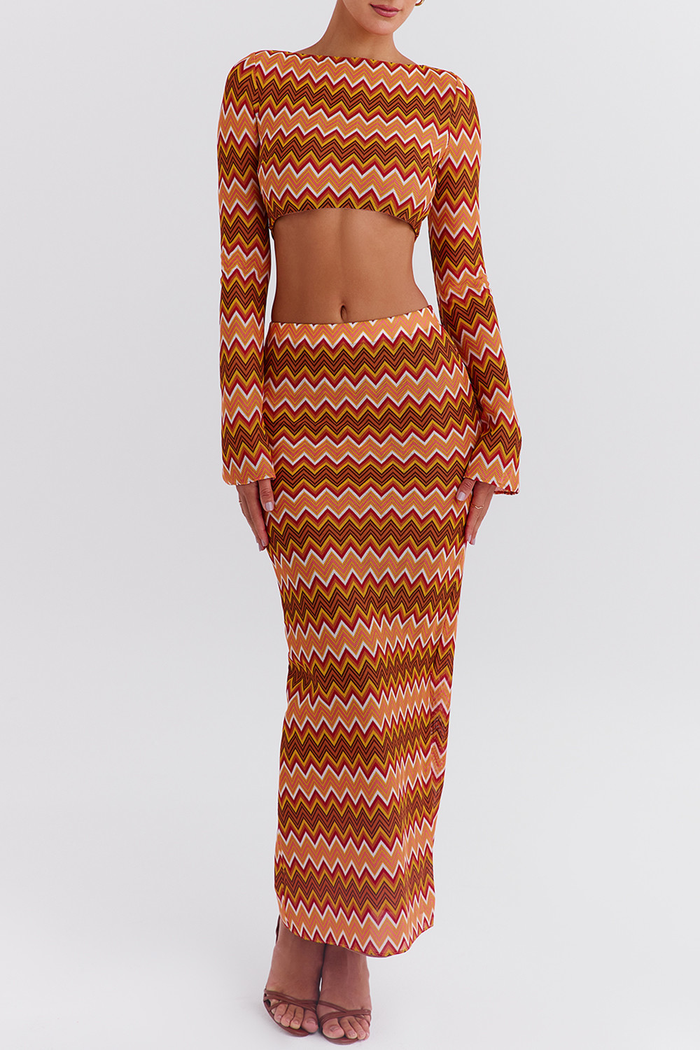 Mistress Rocks Multicolour Knit Maxi Skirt - SALE