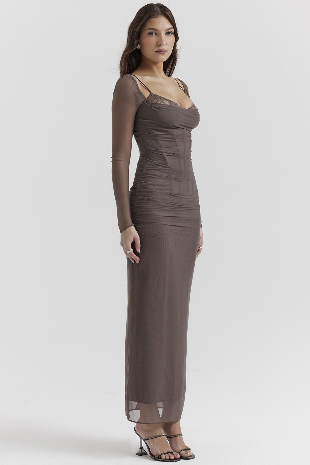 Katarina Smoke Maxi Dress