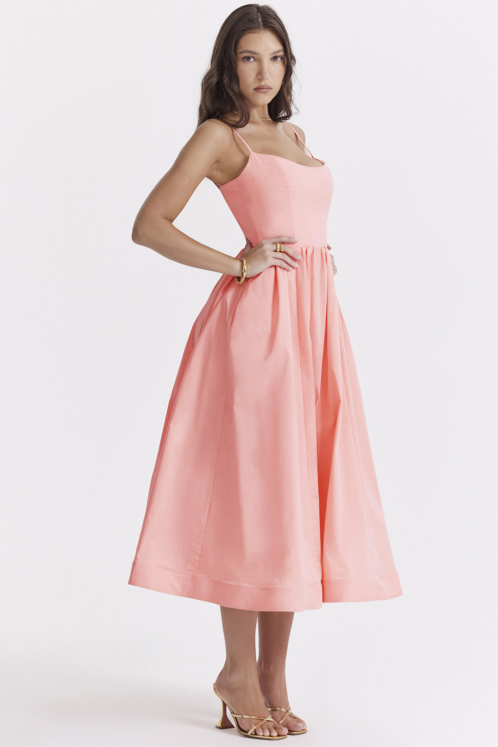 Lolita Apricot Corset Sundress