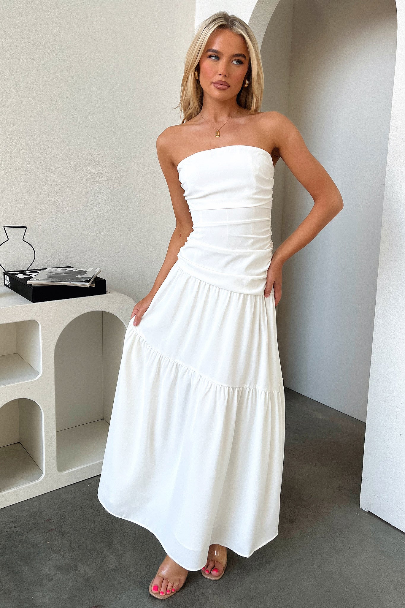 Charlotte Maxi Dress - White