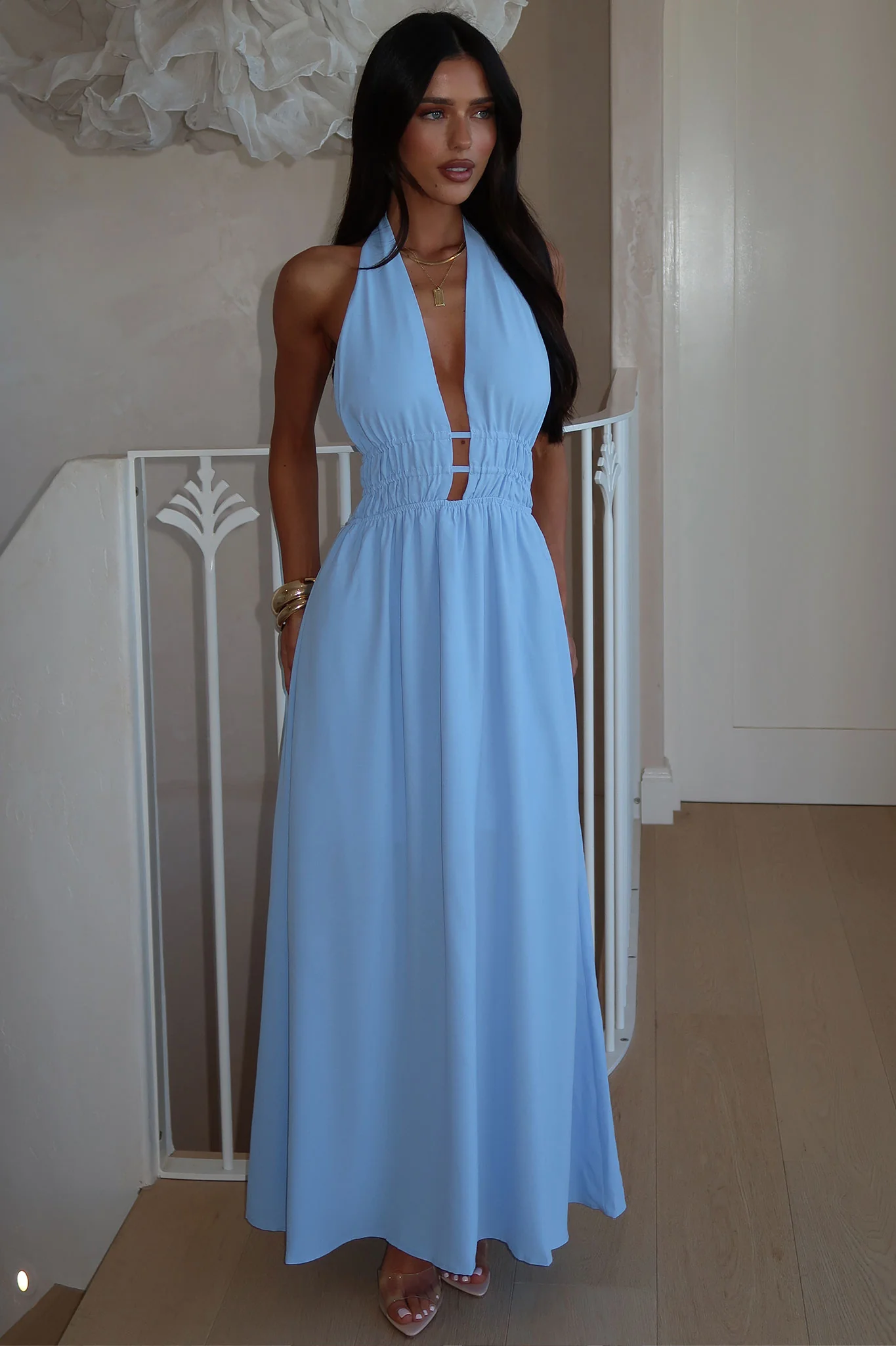 Arien Maxi Dress - Blue