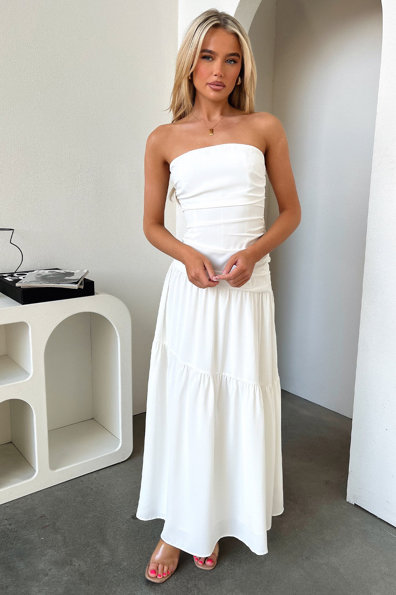 Charlotte Maxi Dress - White
