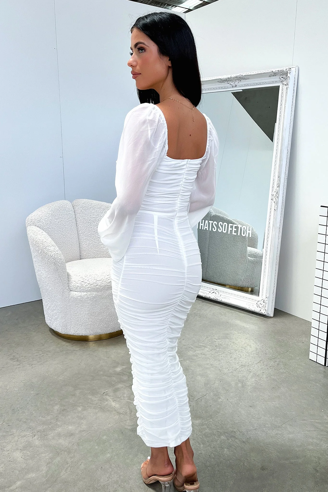 Octavia Maxi Dress - White