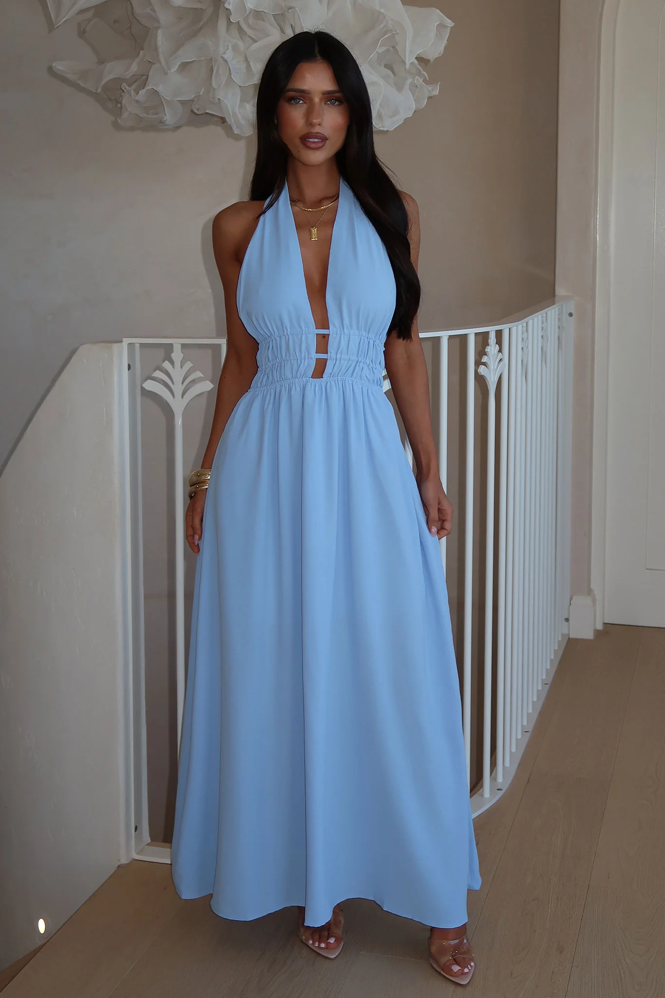 Arien Maxi Dress - Blue