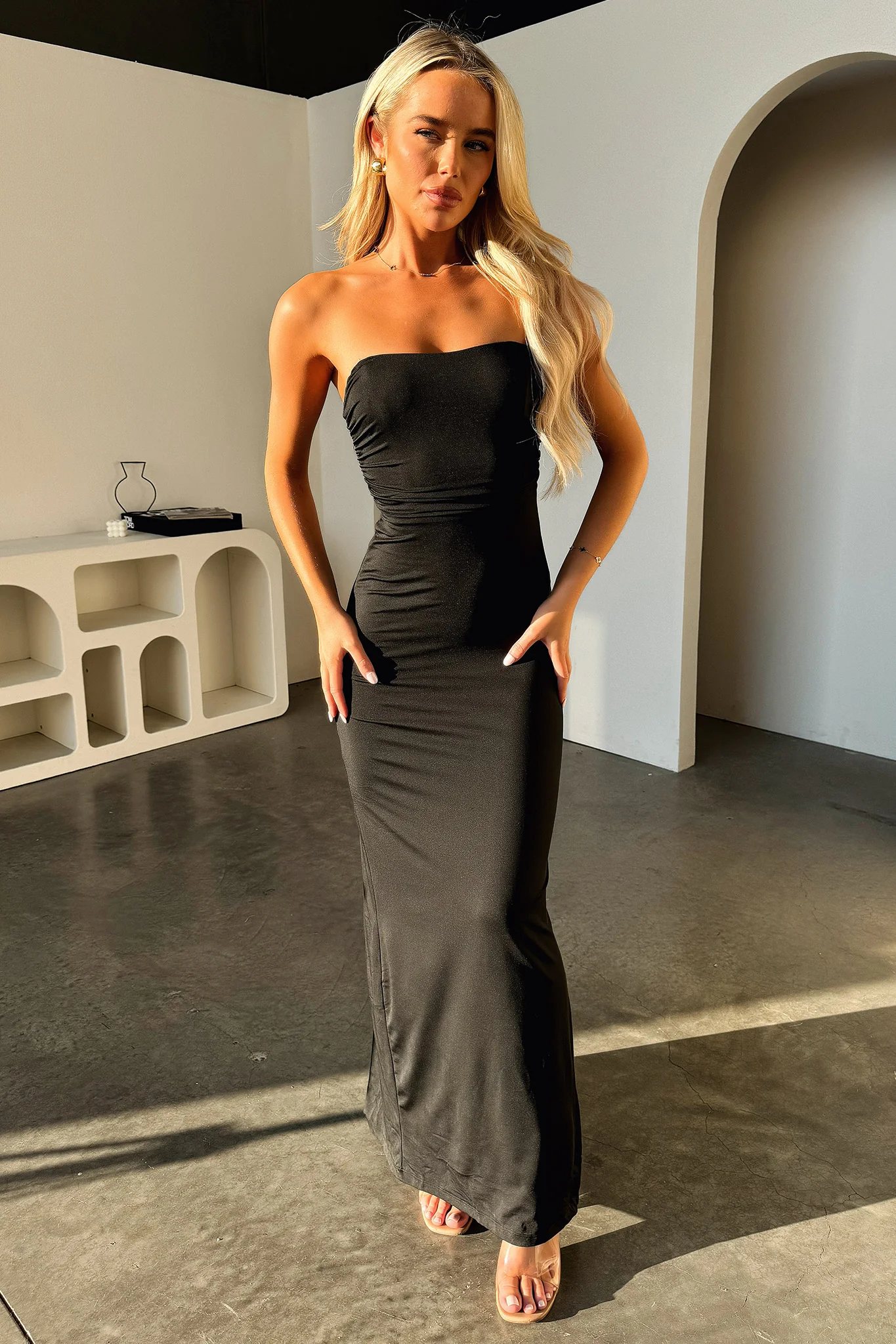 Lahara Maxi Dress - Black