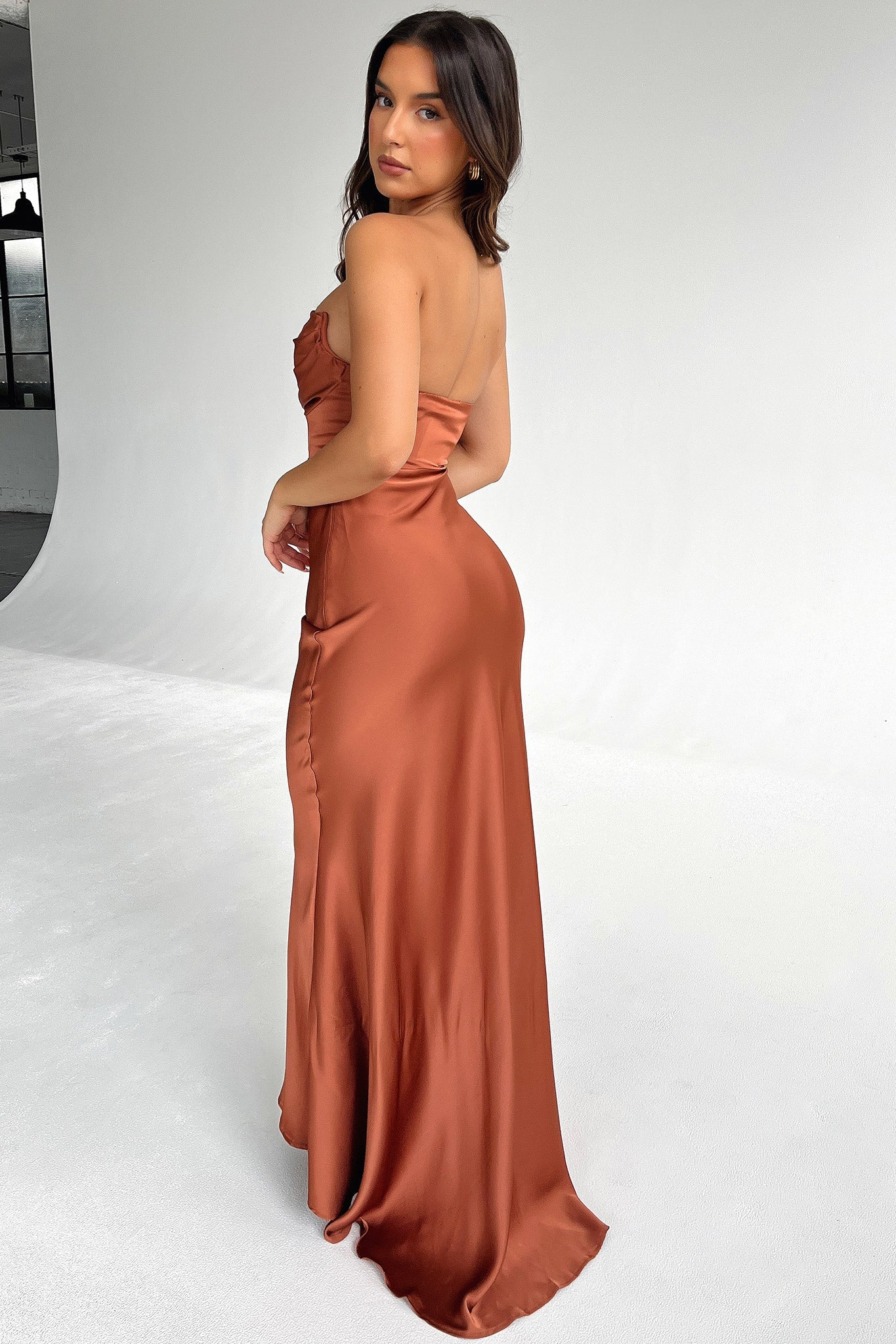Lola Maxi Dress - Rust