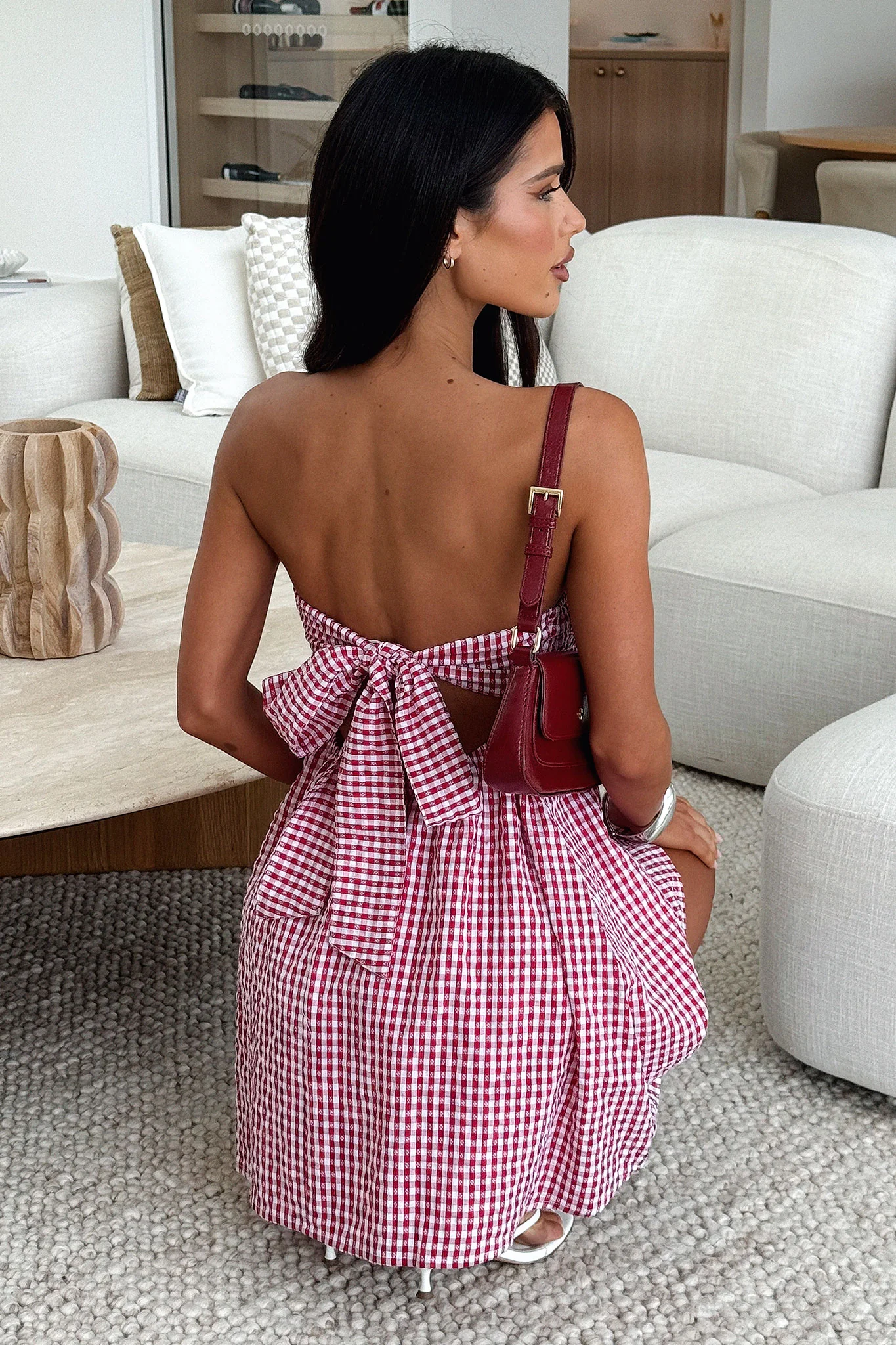 Juniper Strapless Mini Dress - Red