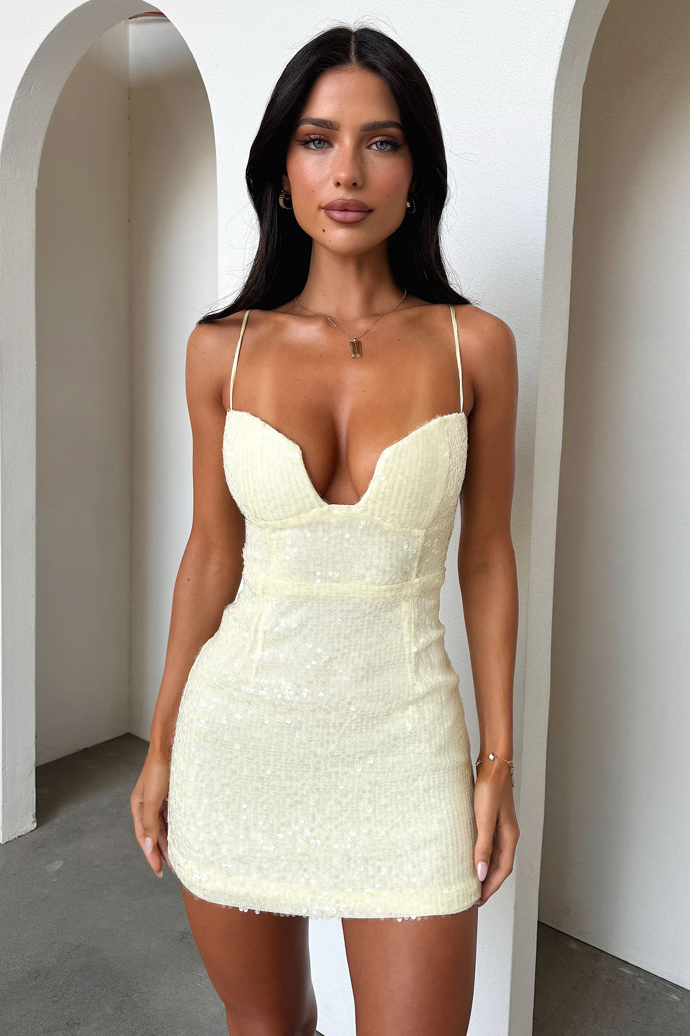 Grande Mini Dress - Yellow