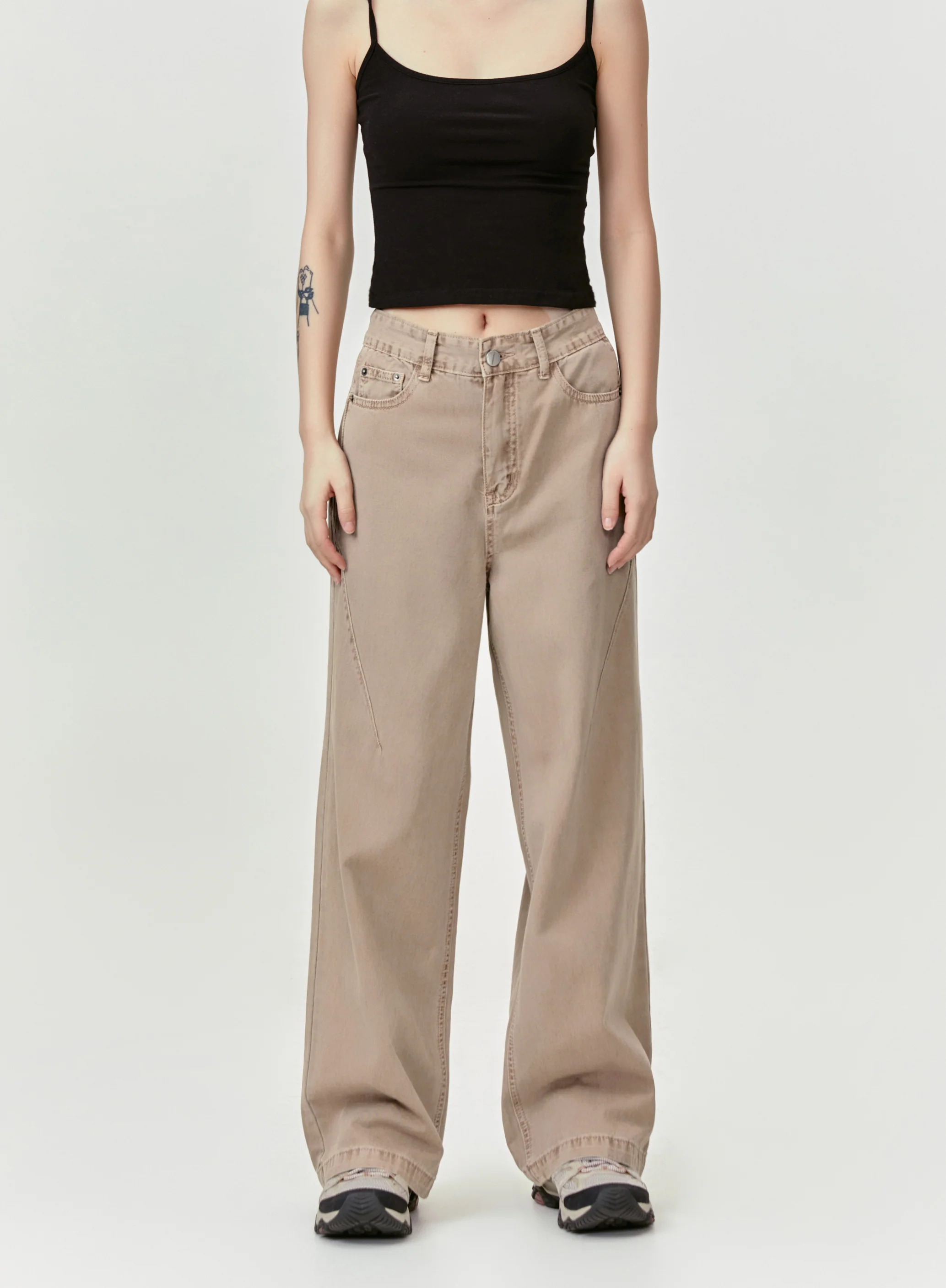 Braid Upgrade Kaki Pants