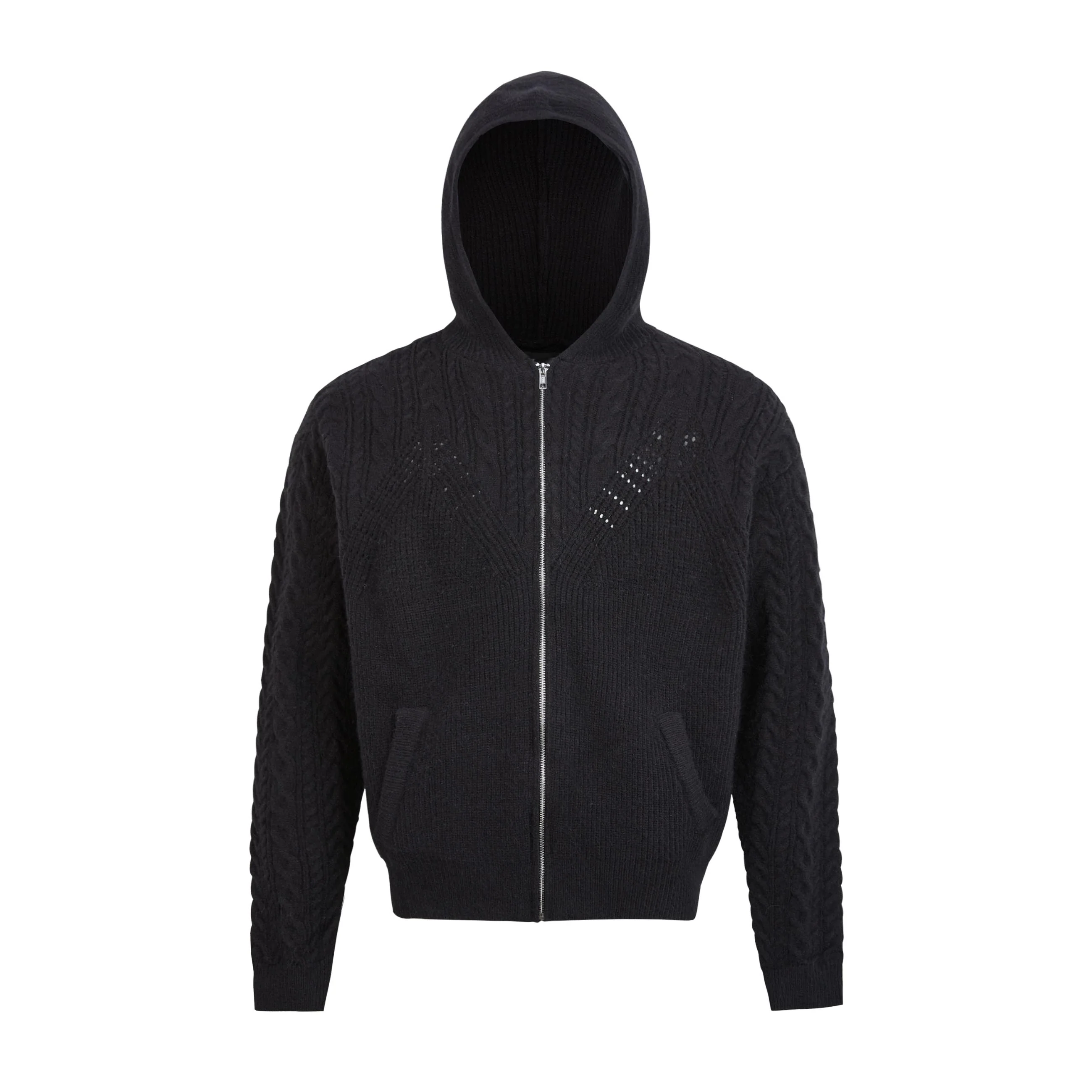 Loophole Knit Zip
