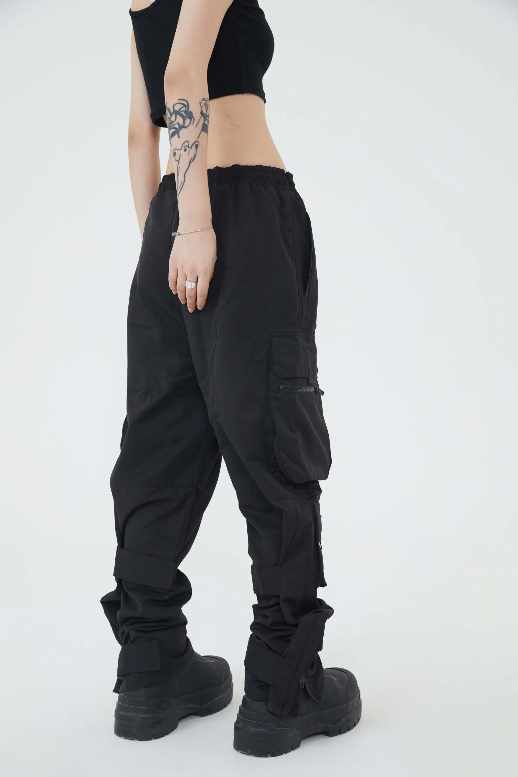 Twill Box Pants