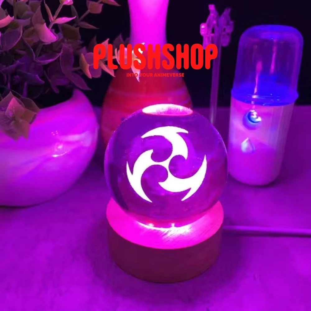 Genshin Visions Glowing Crystal Ball Lights Toy