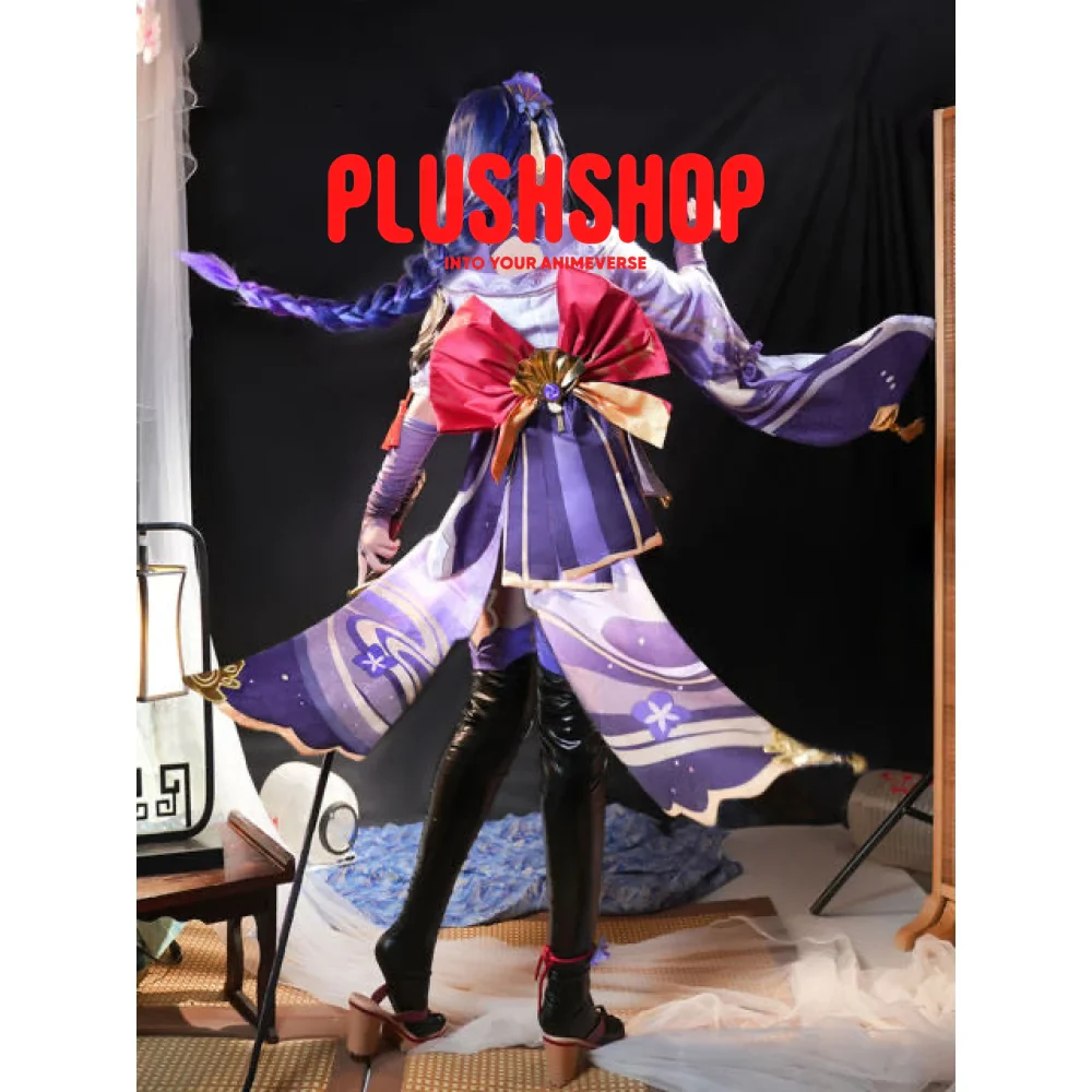 Raiden Cosplay Outfit Clothes Full Set Included