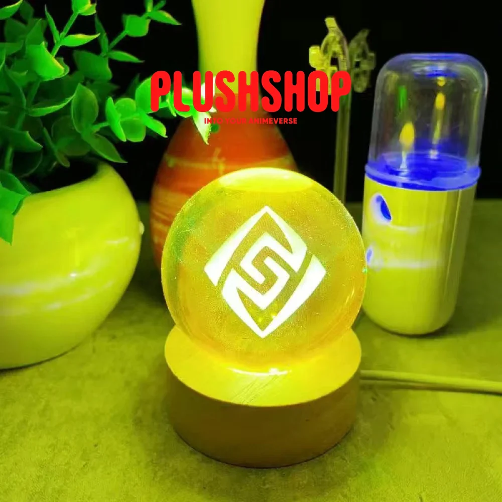 Genshin Visions Glowing Crystal Ball Lights Toy