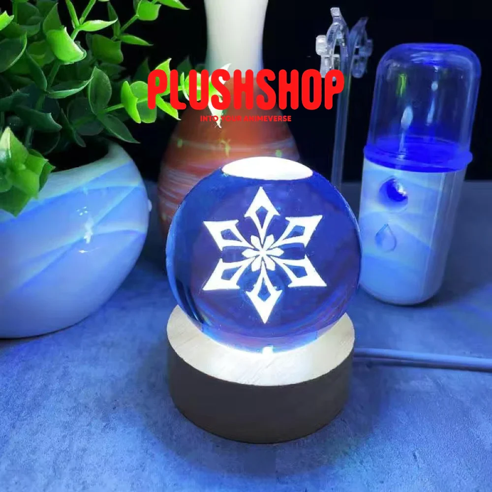 Genshin Visions Glowing Crystal Ball Lights Toy