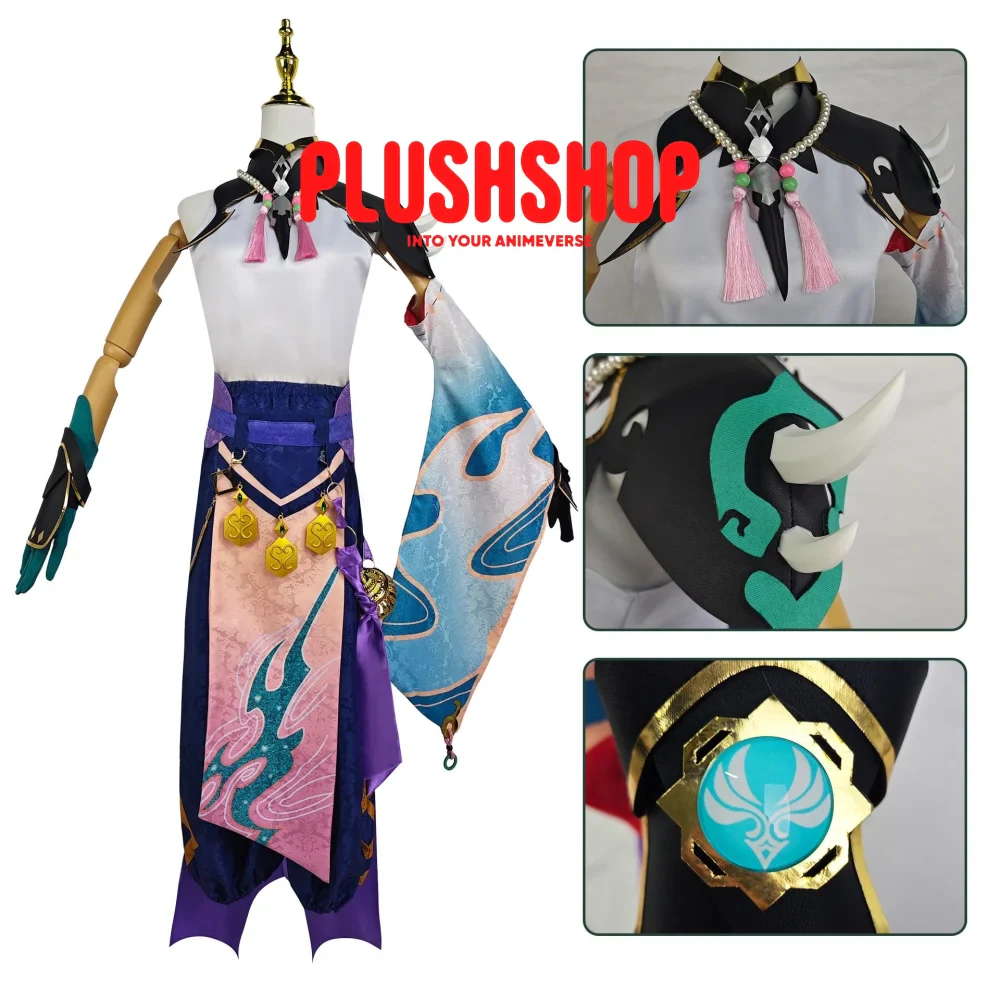 Genshin Impact Xiao Cosplay Costume Full Set