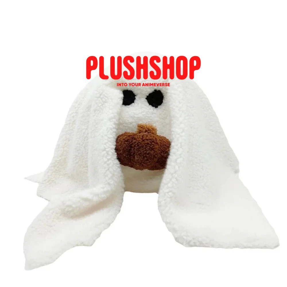 Halloween scary pumpkin and ghost plushies