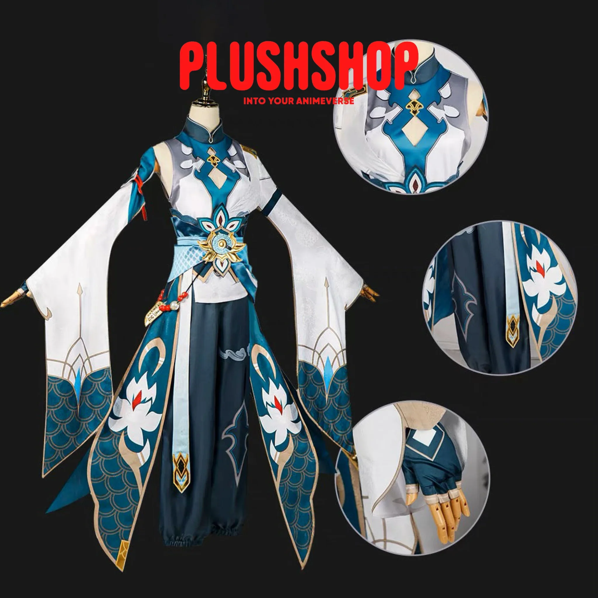 Honkai Starrail Danheng Imbibitor Lunae Cosplay Costume Full Set