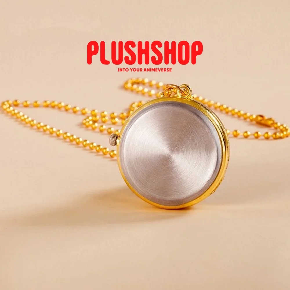 Genshin Pendant Metal Pocket Watch Necklace