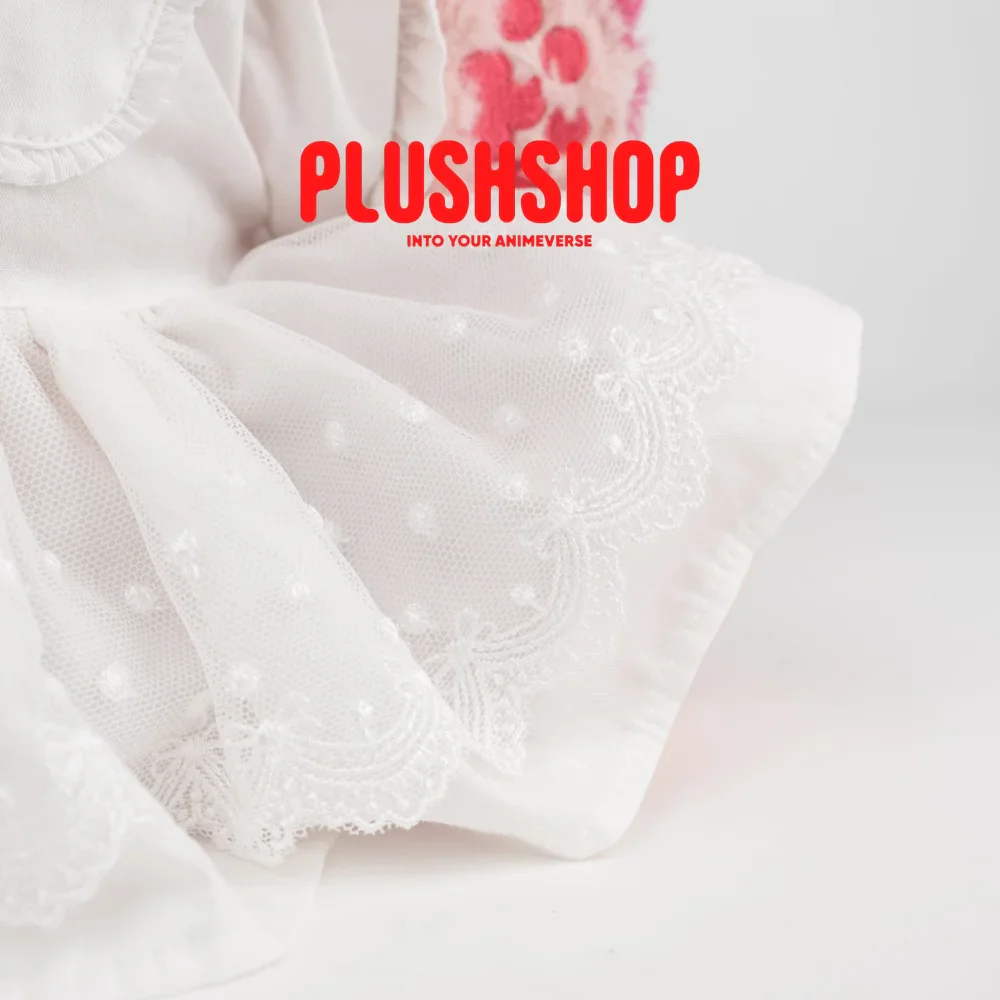 Handmade plush wedding dress changeable