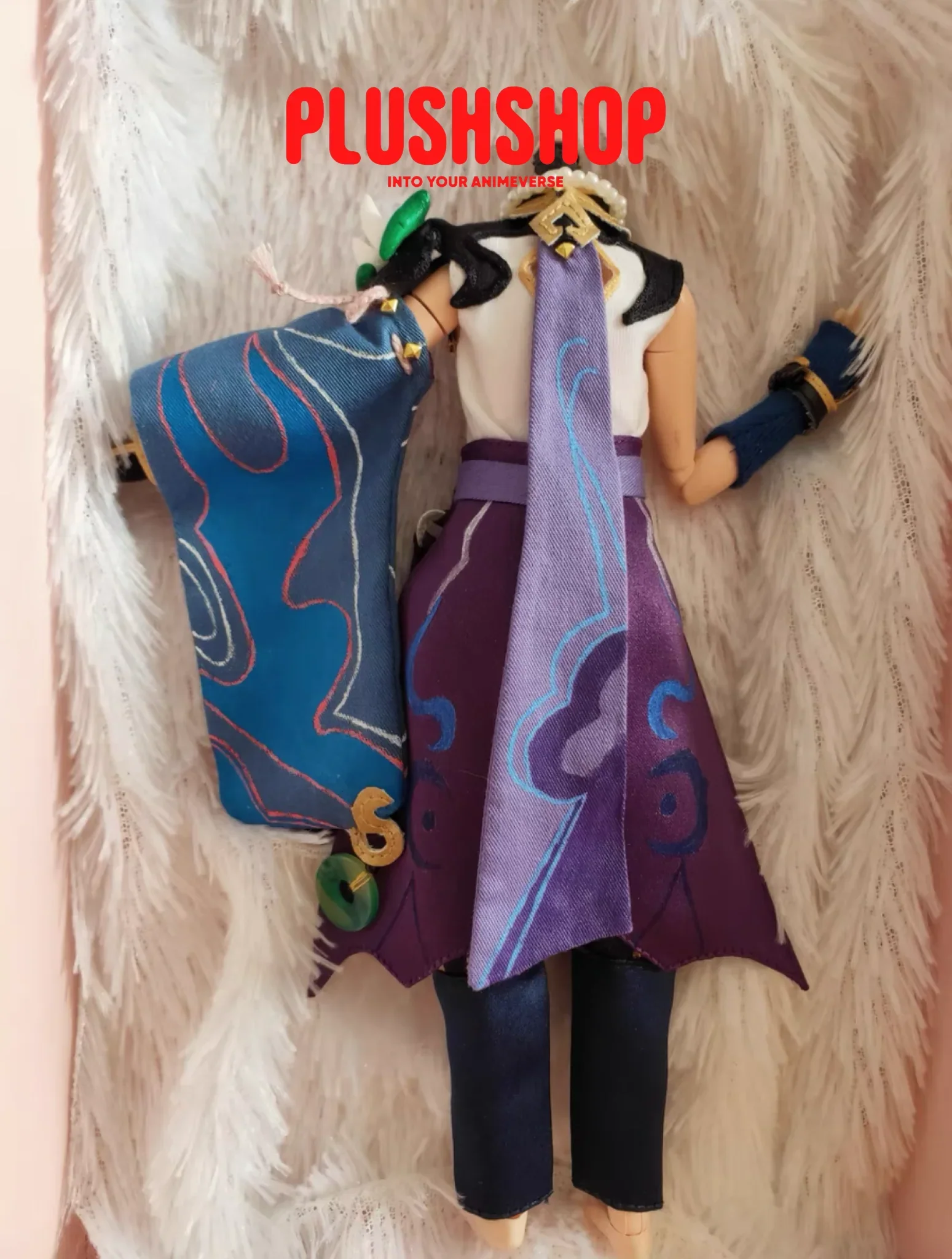 Customerized Genshin Xiao BJD with Xiao Skin Outfit