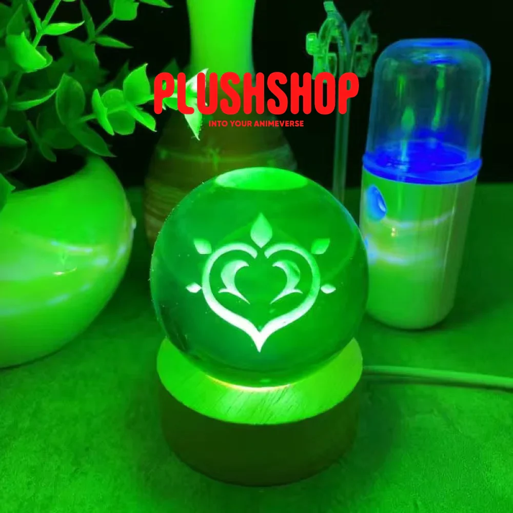 Genshin Visions Glowing Crystal Ball Lights Toy