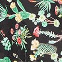 Retrolicious Black Cactus Greta Swing Dress