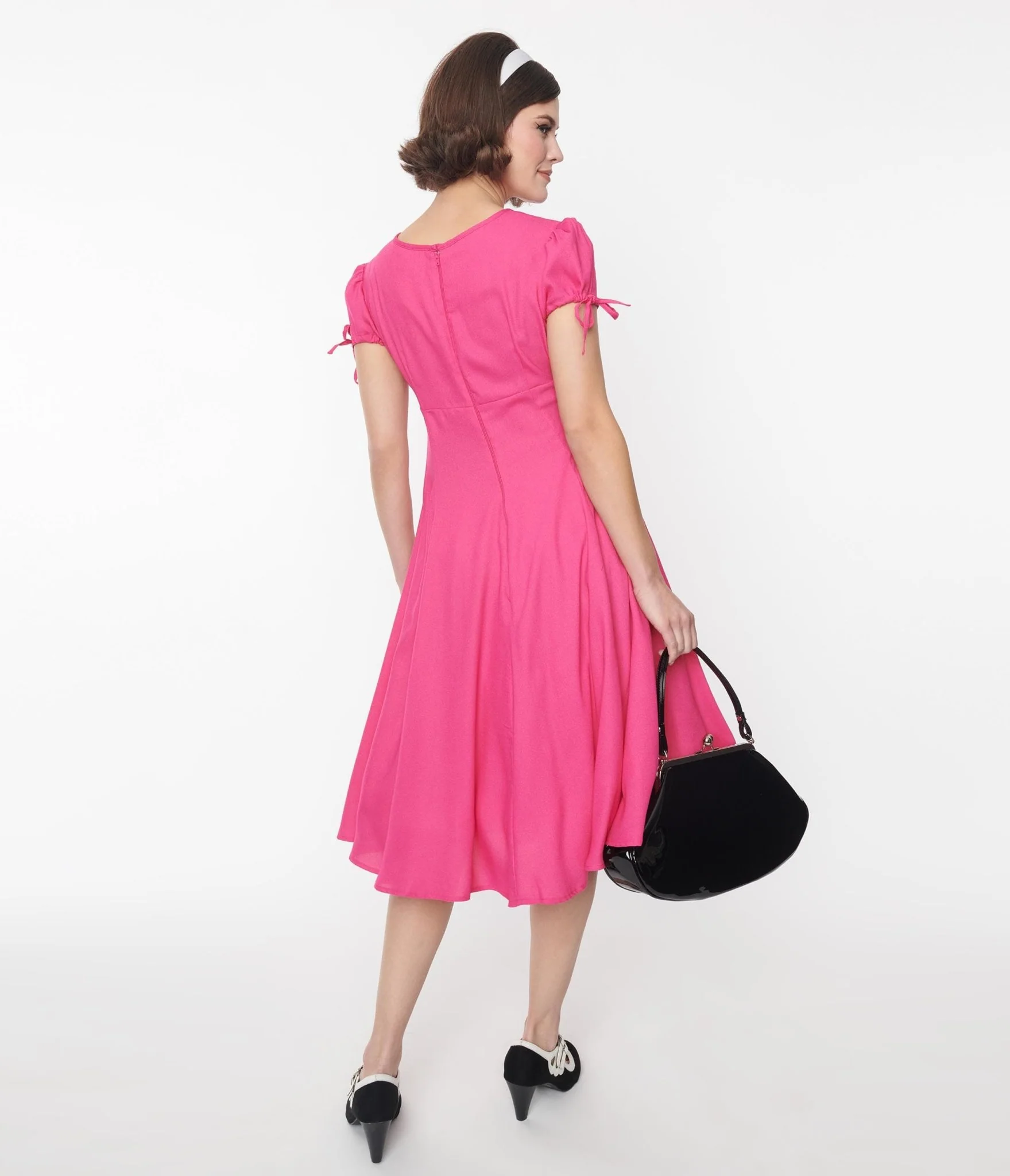 Fuchsia Ava Swing Dress