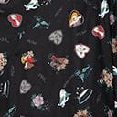 Collectif Black Cats Forever Caterina Swing Dress