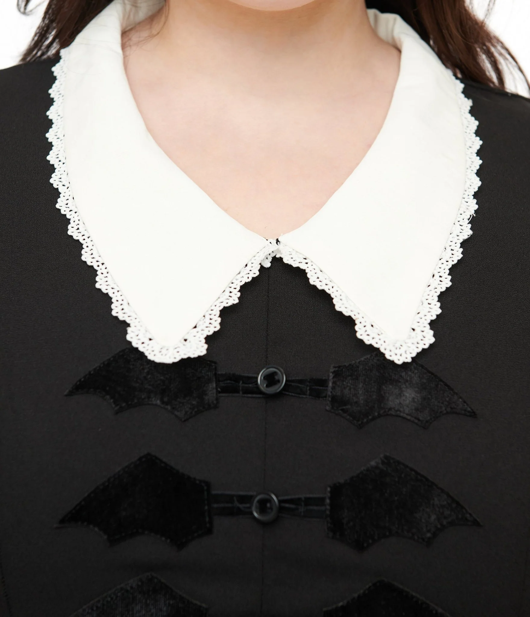 Hell Bunny Plus Size 1960s Black Batilda Mini Dress