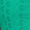 Kelly Green Eyelet Button Up Sundress