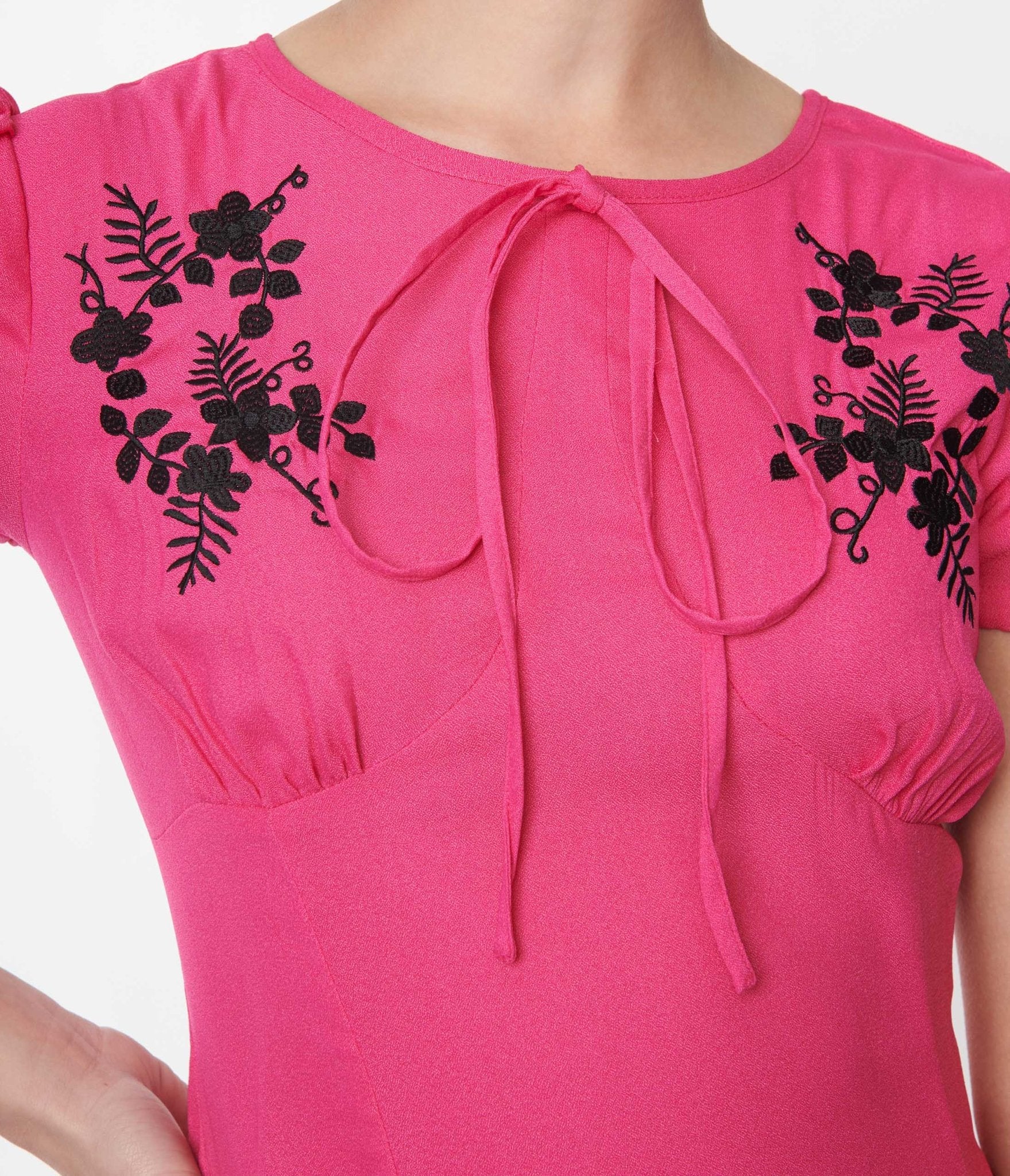 Fuchsia Ava Swing Dress