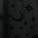 Smak Parlour Black Mesh Moon & Stars Social Climber Caftan